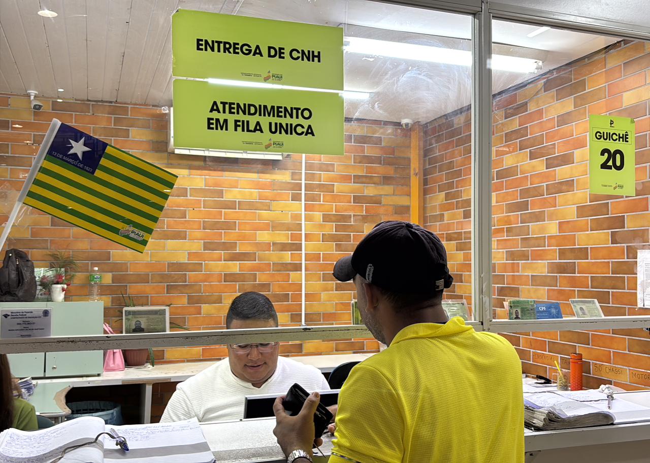 Com 2 mil CNHs emitidas por dia, Detran-PI prevê normalização completa até sexta (28)