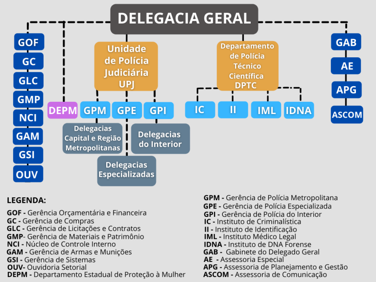 Estrutura Organizacional – Polícia Civil