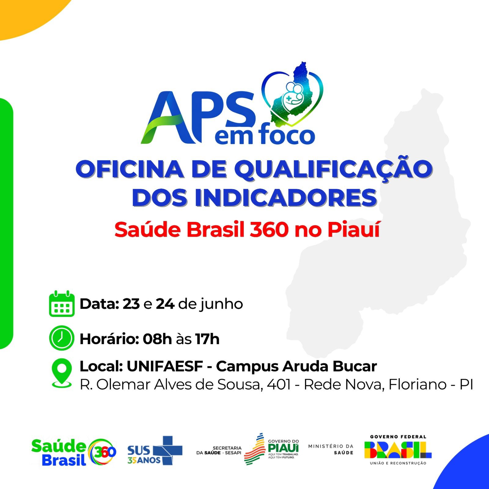Indicadores da Atenção Primária: Sesapi fecha oficinas de 2026 em Floriano